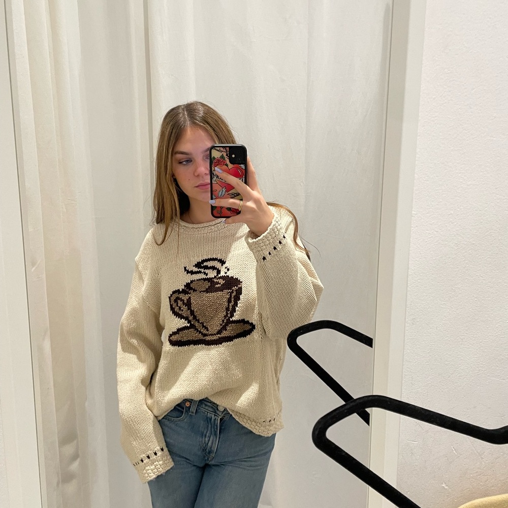 White sweater